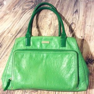 Kate Spade Green Catalina Alexander Avenue Satchel
